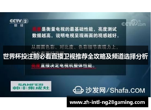 世界杯投注前必看直播卫视推荐全攻略及频道选择分析
